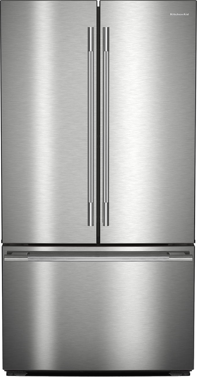 Front View of KitchenAid Fridge