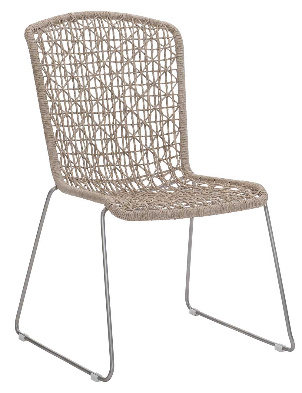 Bernhardt Carmel Outdoor Side Chair in Hazelnut
