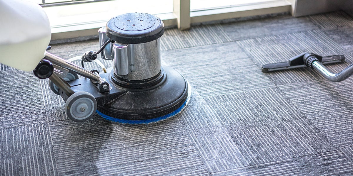 Deep cleaning carpet and a vacuum cleaner.