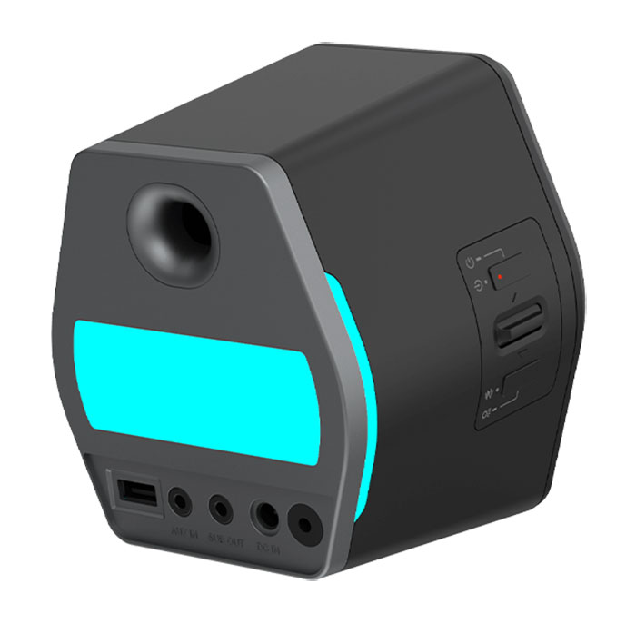 Rear Angled view of G2000 Speaker