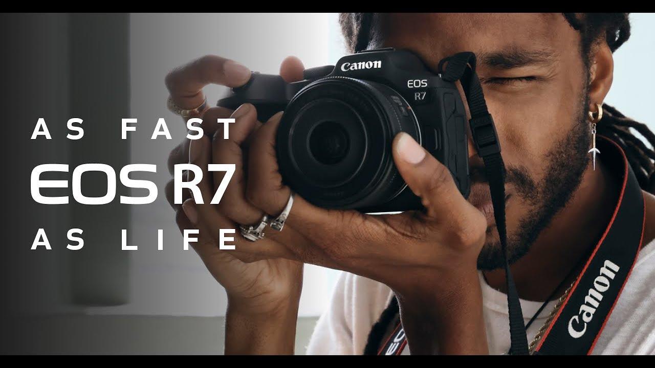 Watch The Canon EOS R7. As Fast As Life.