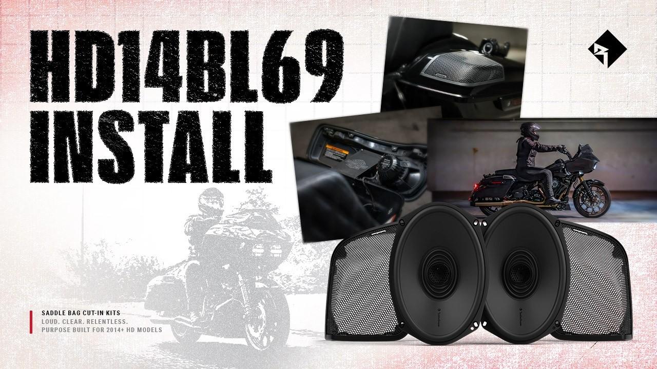 Watch Saddlebag Cut-In Kit for '14-'23 H-D Install | Rockford Fosgate