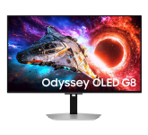 Samsung Odyssey 32-Inch OLED G8 G80SH 4K Gaming Monitor in Silver