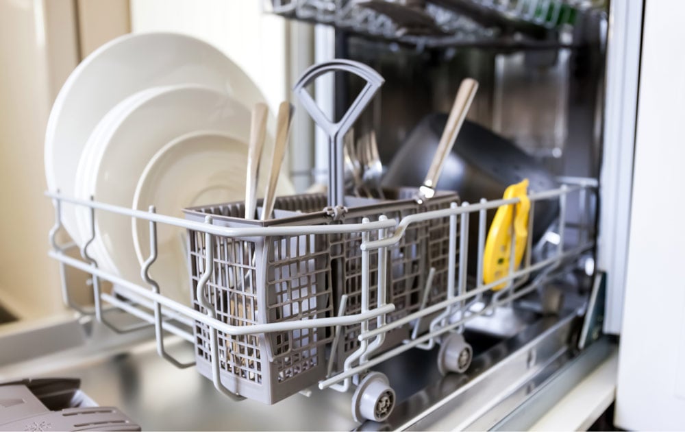 Bottom drawer of dish washing machine