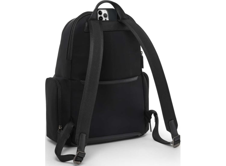 tumi aidan backpack - Harrison Warren - Men's Laptop Pack fits up to 15" Screen - Business & Travel Bag - Taupe Driftwood durable hardware TUMI - Harrison Bradner Backpack