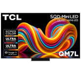 TCL QM7L Series SQD-Mini QLED TV 55-Inch 4K Smart with Google TV in Black - 55QM7L