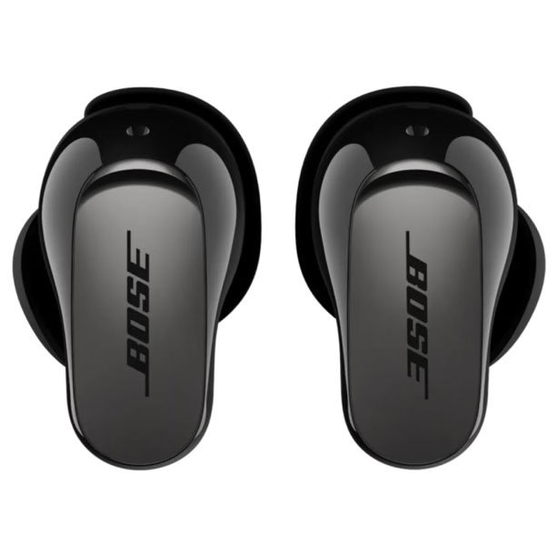 Rear View of Bose Wireless Noise Cancelling Earbuds