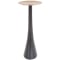 Howard Elliott Jordan Aluminum Pillar Candle Holder in Metallic Gold with Matte Graphite Finish