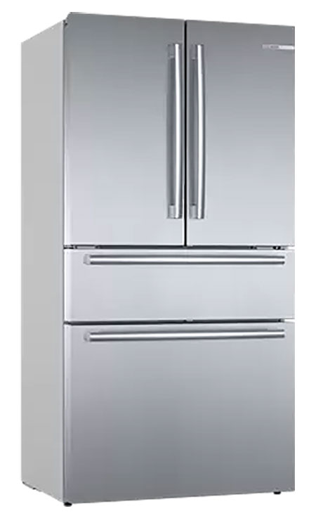 Left Angle View of Bosch B36CL80SNS Refrigerator