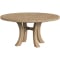 Sunset West Cambria Round Dining Table in Coastal Teak