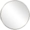 Howard Elliott Simone Round Mirror In Stainless Steel Finish
