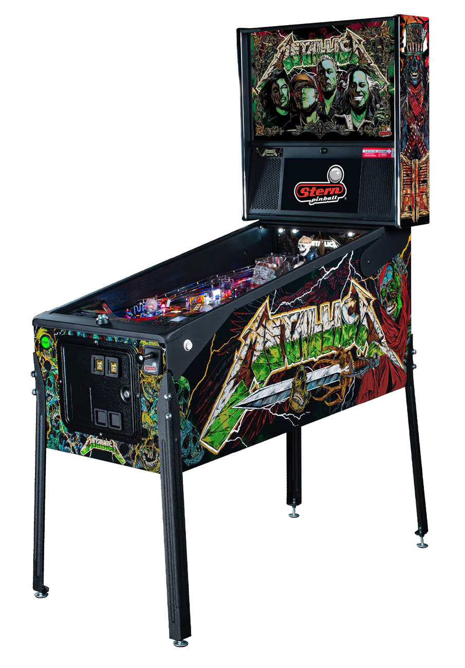 Front Left view of Pinball Machine