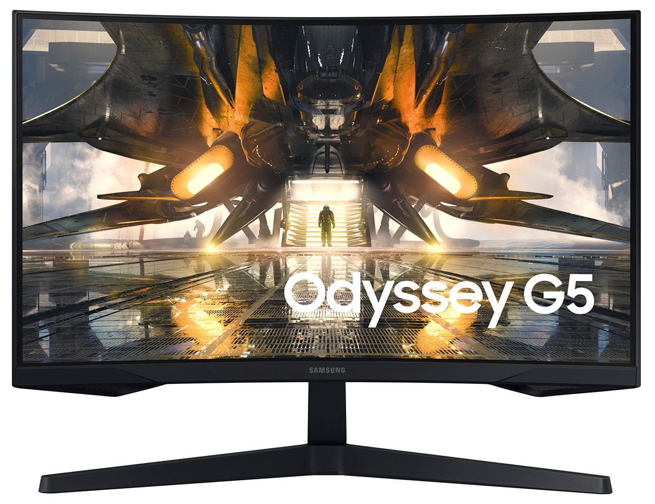Front View of Samsung Monitor