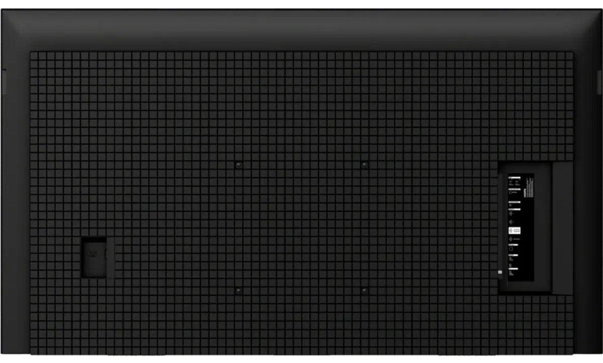 Back View Of The TV