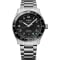 Longines Spirit Zulu Time Black Dial Stainless Steel Bracelet Watch, 42mm