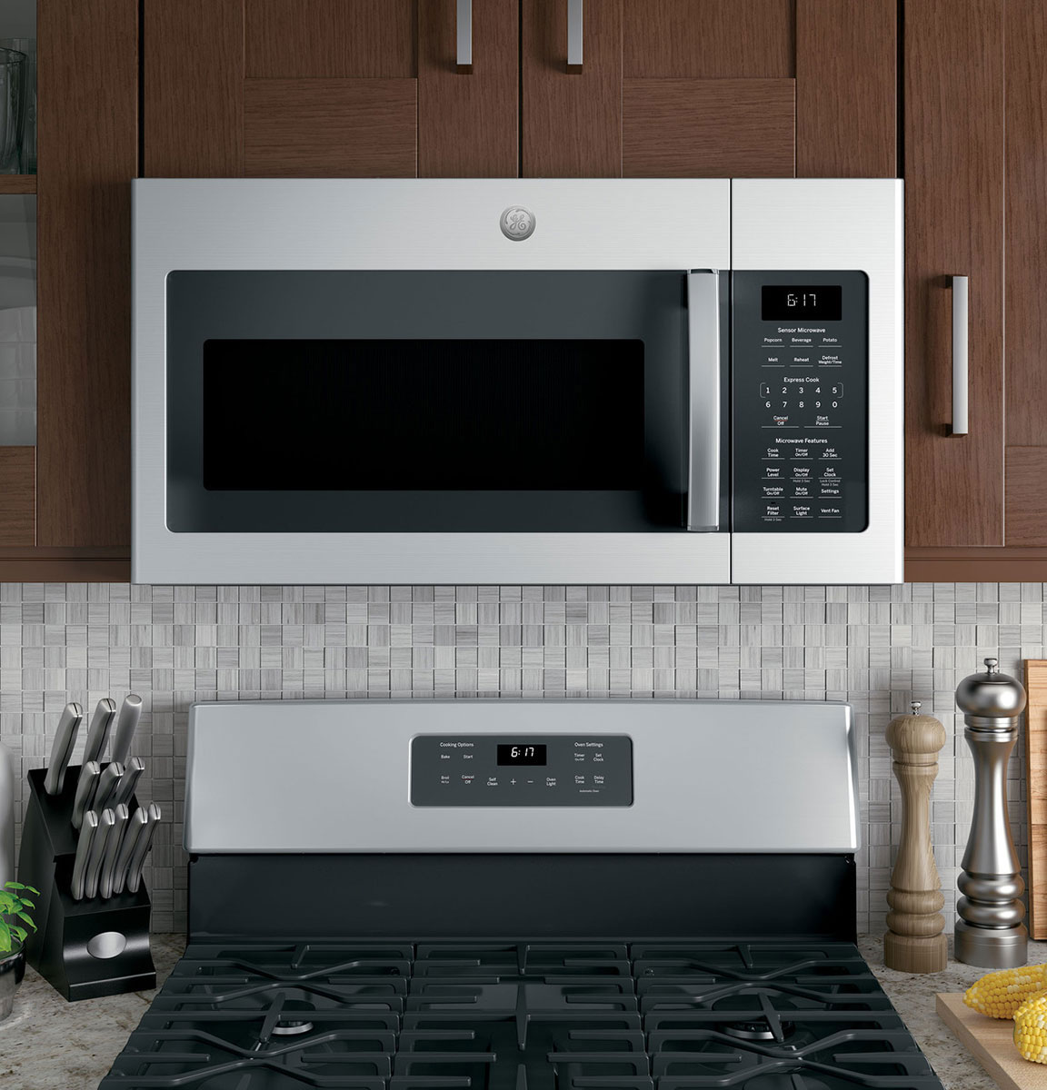 GE JVM6175SKSS 1.7 cu. ft. OverTheRange Microwave