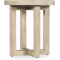 Hooker Furniture Living Room Commerce and Market Modern Side Table in Natural Light Wood