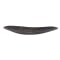 Howard Elliott Chiseled Iron Small Elongated Tray in Texture Black Finish