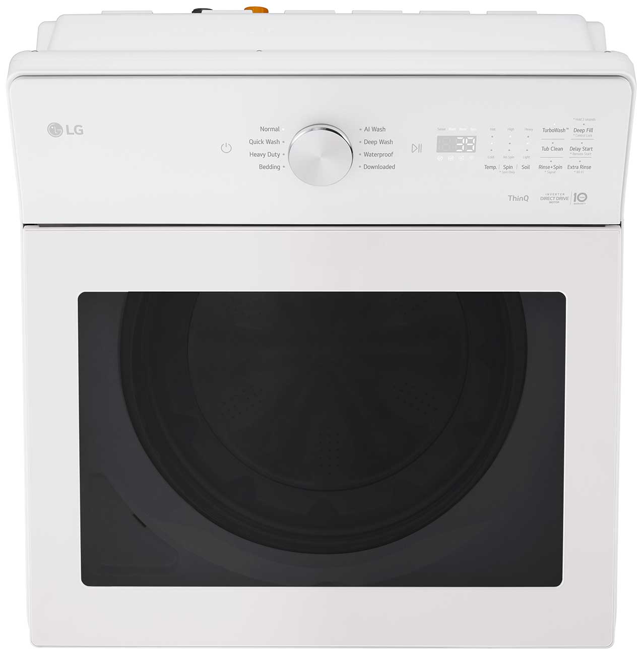Top view of LG Top Load Washer
