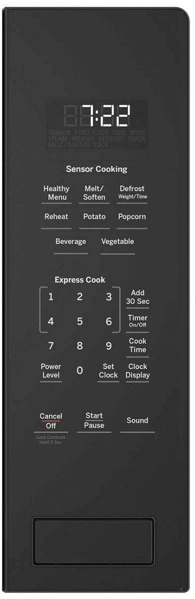 GE Profile 2.2 Cu. Ft. Black Microwave PEB7227DLBB Abt