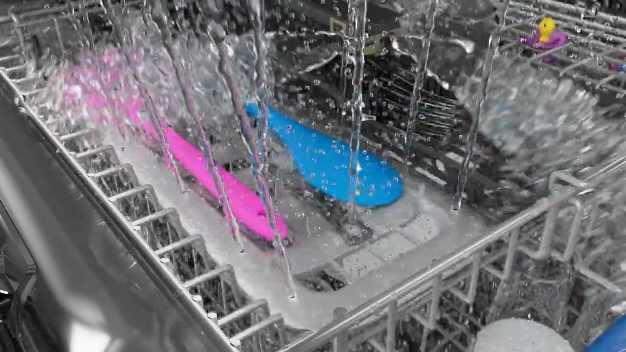 Watch GE Profile -  Deep Clean Targeted Wash Dishwasher