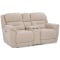 HomeStretch Knockout Power Reclining Loveseat in Stone Fabric