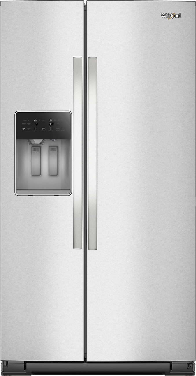 Front View of Whirlpool Fridge