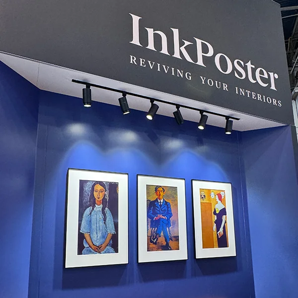 The PocketBook InkPoster exhibition at CES 2025