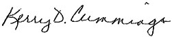 Kerry Cummings' Signature