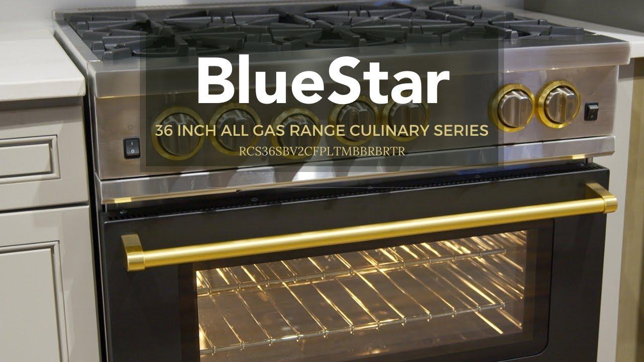 Watch BlueStar 36 inch Gas Range #RCS36SBV2