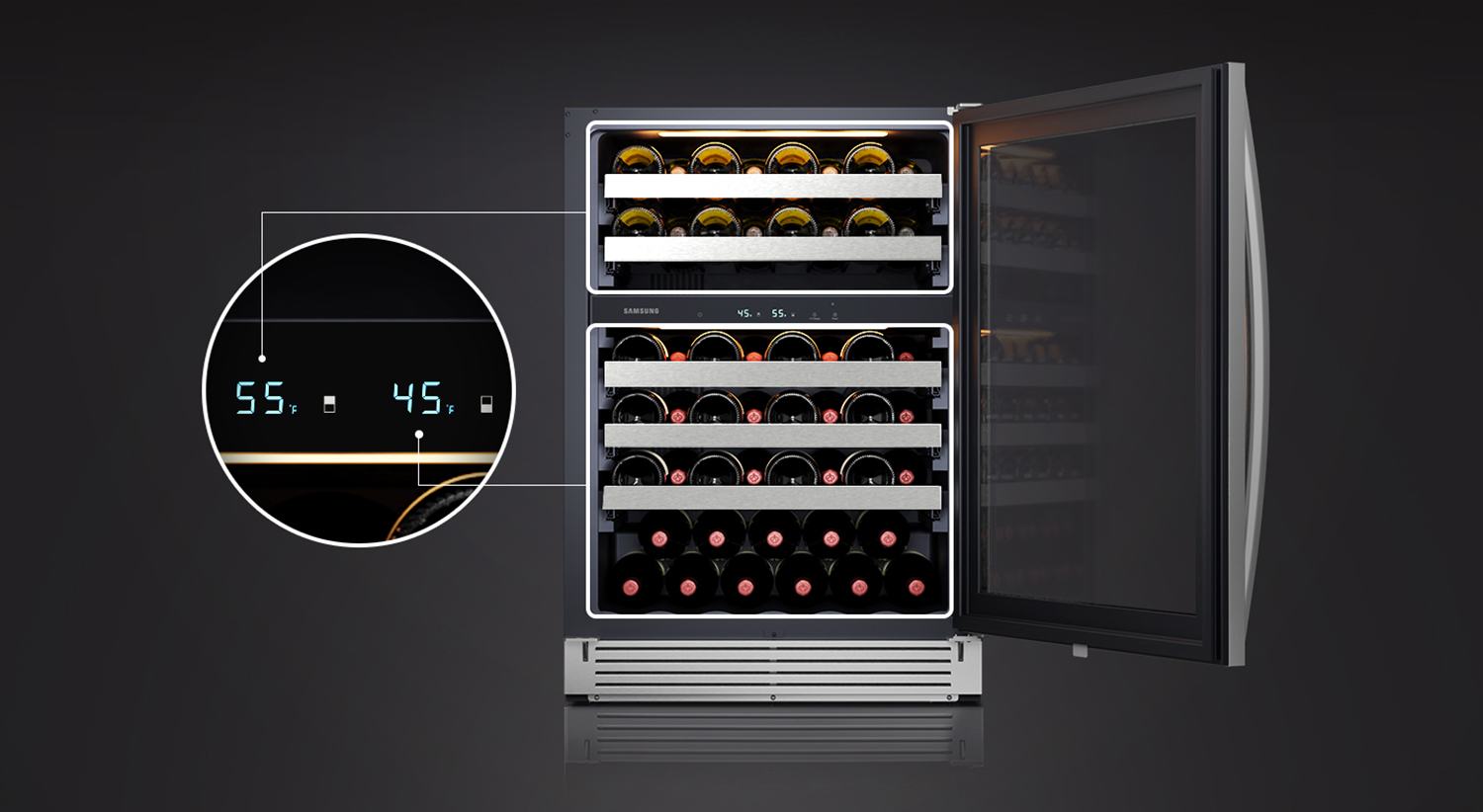 Dual Temperature Zone Feature #1.