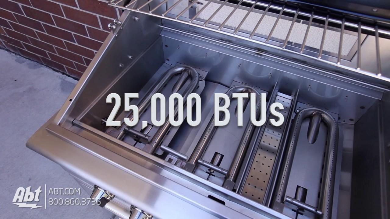 Watch DCS 36in Gas Grill and Cart - BH136RN