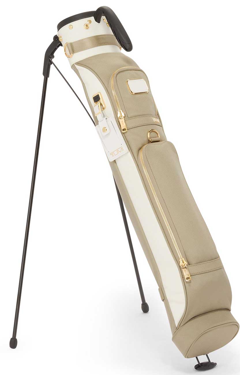 TUMI Golf Range Bag Alpha in Off White and Tan - 148793-A224