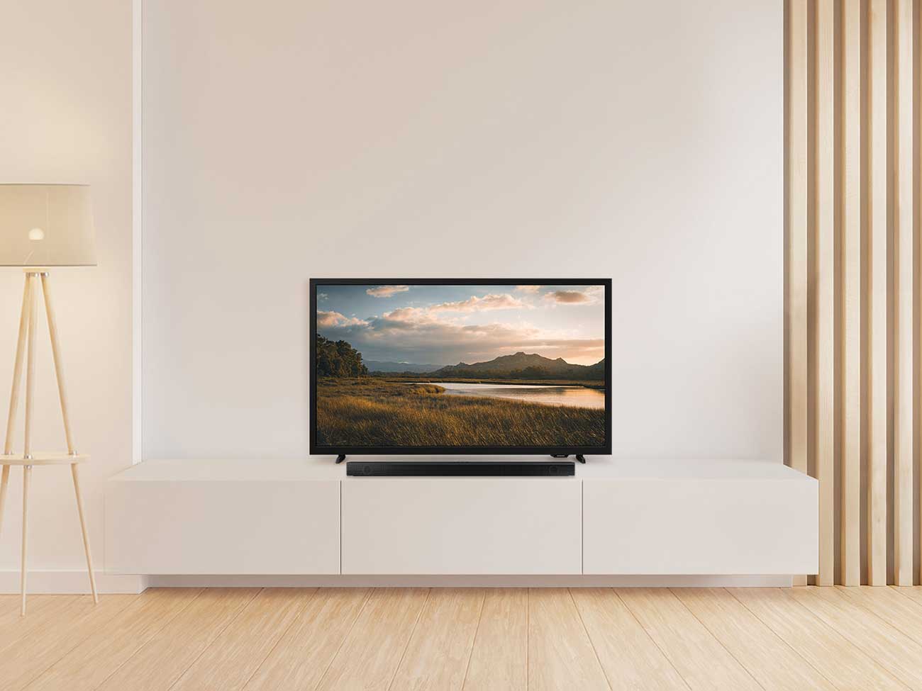 View Of TV In Living Room