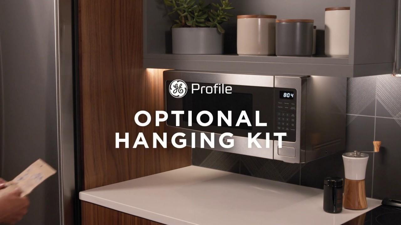 Watch GE Profile Countertop Microwave Oven - Optional Hanging Kit