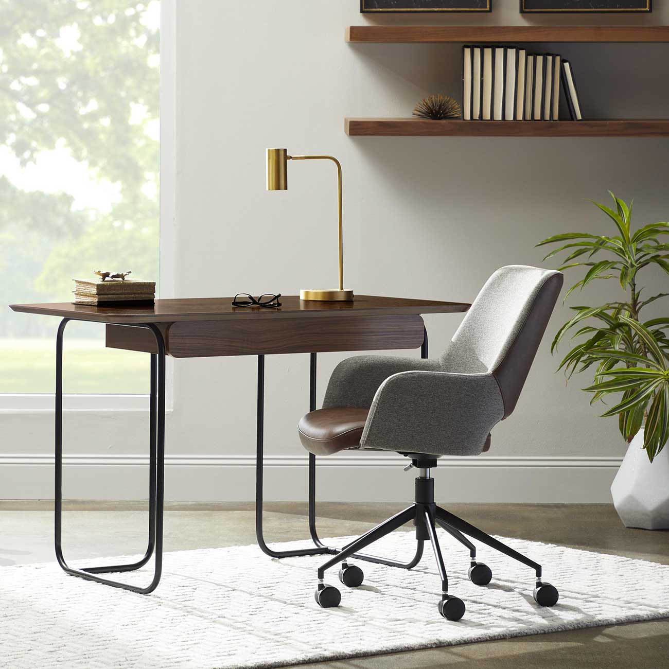 Euro Style - 30483LTBRN - Office & Conference Room Chairs