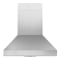 Zephyr Titan Island Hood 36-Inch in Stainless Steel