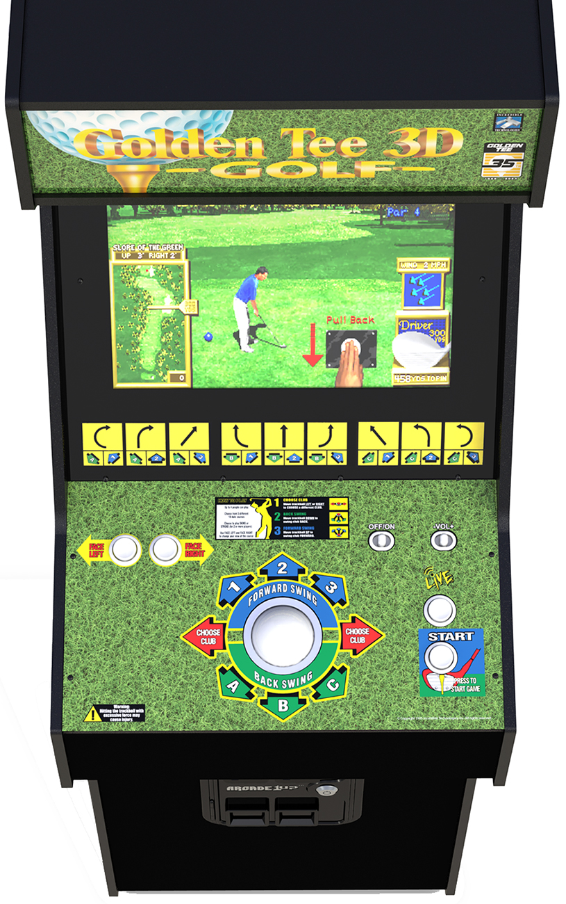 Top View Of The Arcade Machine