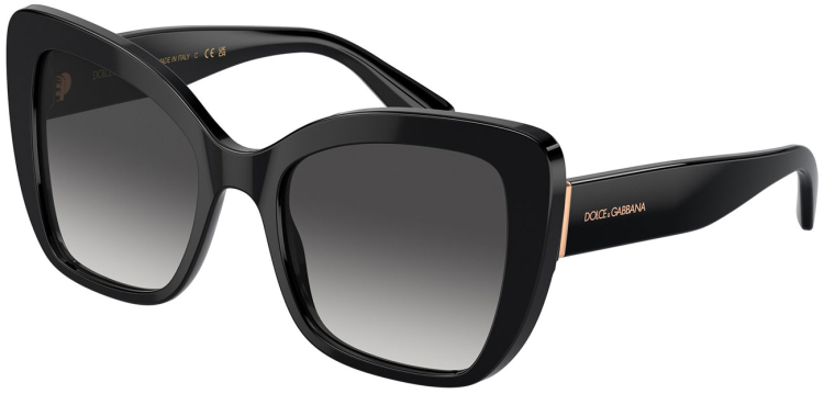 Dolce & Gabbana 0DG4348 Black Frame Gradient Lens Sunglasses  display picture 1