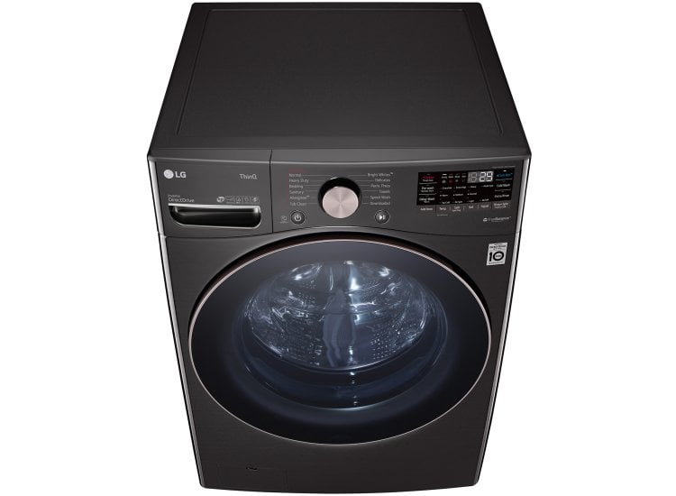 LG WM4000H 4.5 Cu. Ft. Black Steel Front Load Washer Abt