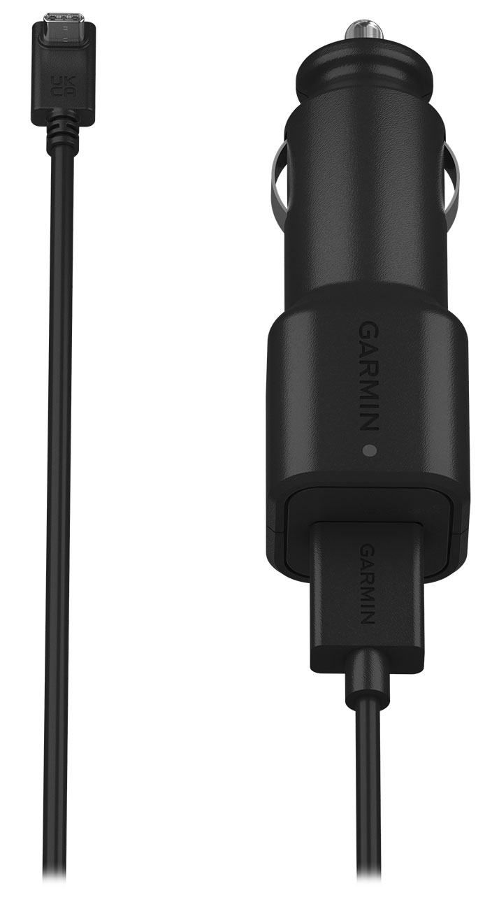 Top View of Garmin USB-C Cable and Adapter