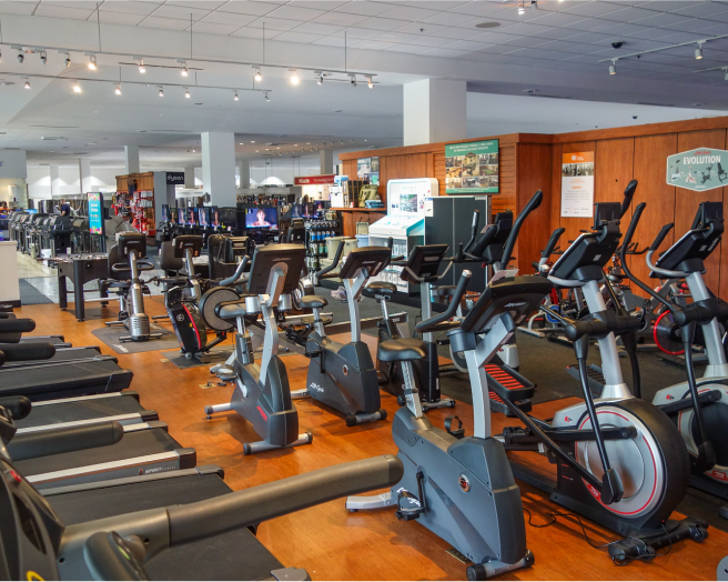 Fitness equipment at abt