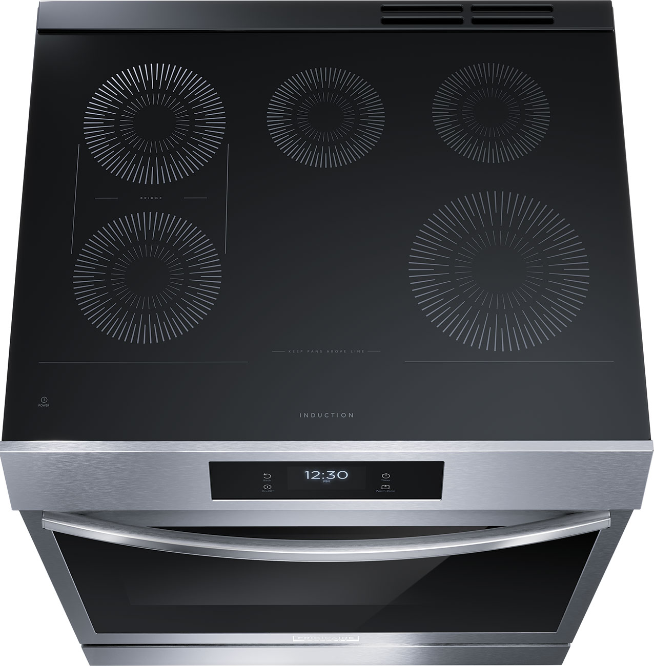 Cooktop Surface View Of Frigidaire Induction Range