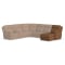 Flexsteel Sawyer RAF Power Reclining Chaise with Power Headrest and Lumbar in Harvest Leather