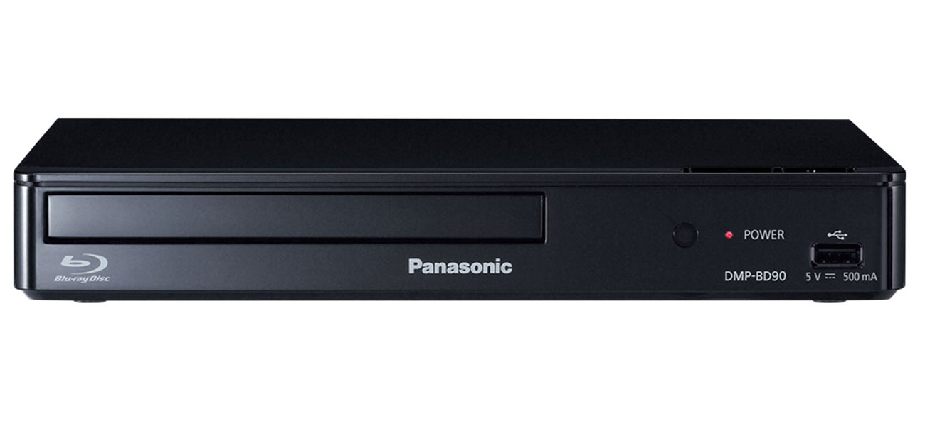 Front View Of The Panasonic Blu-Ray DVD Player Full HD With Dolby Digital Sound In Black Finish