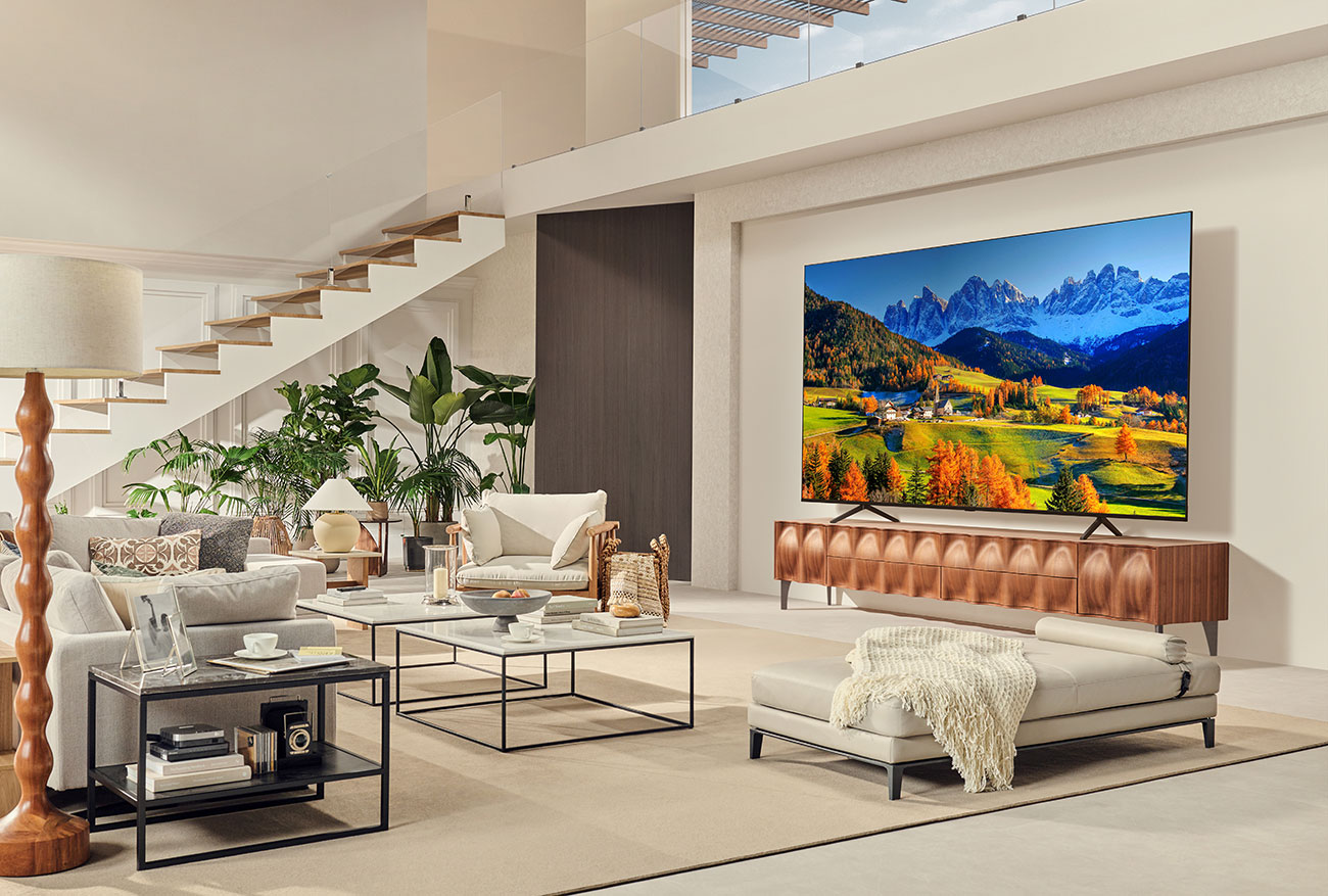 View Of TV In Living Room