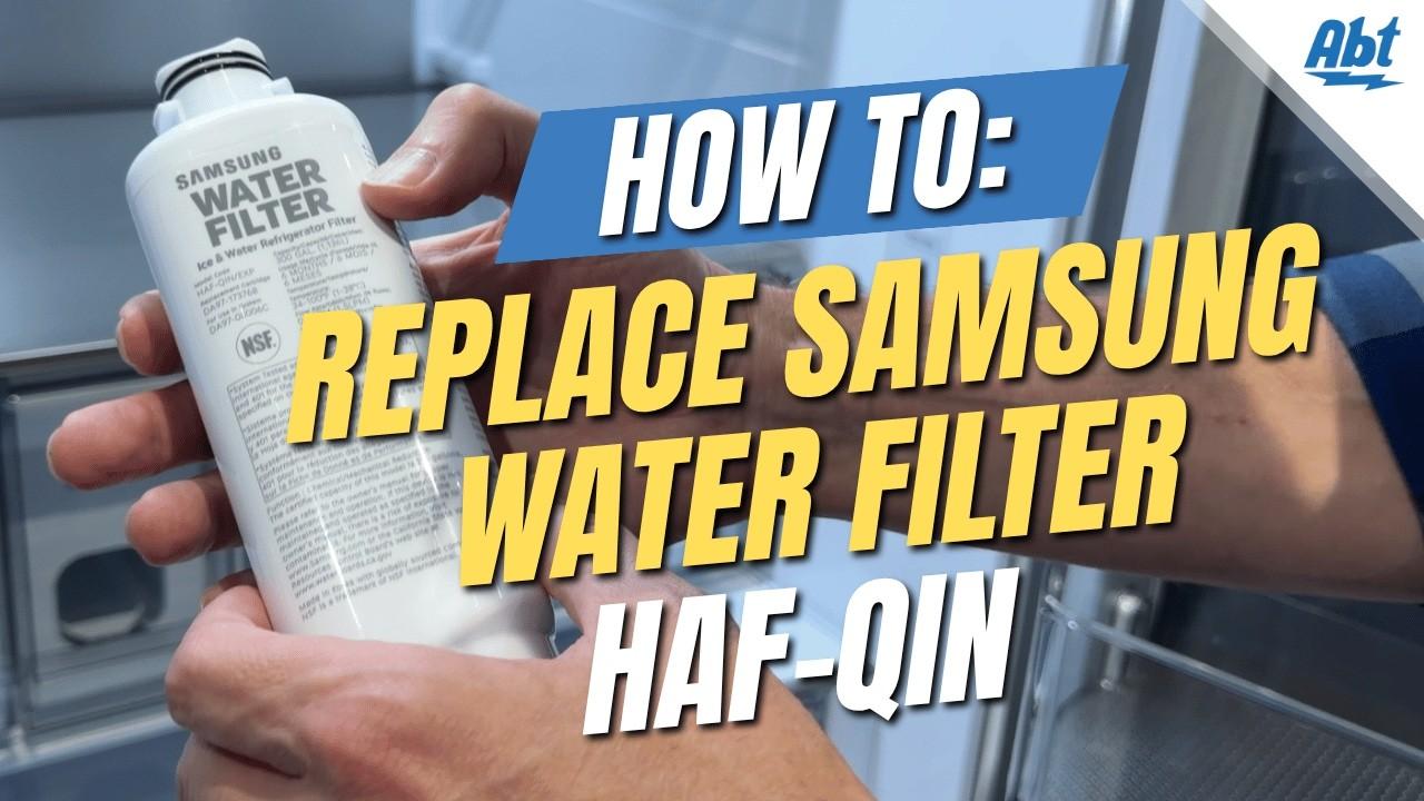 Watch How to Change the Water Filter (HAF-QIN) on a Samsung French Door Refrigerator