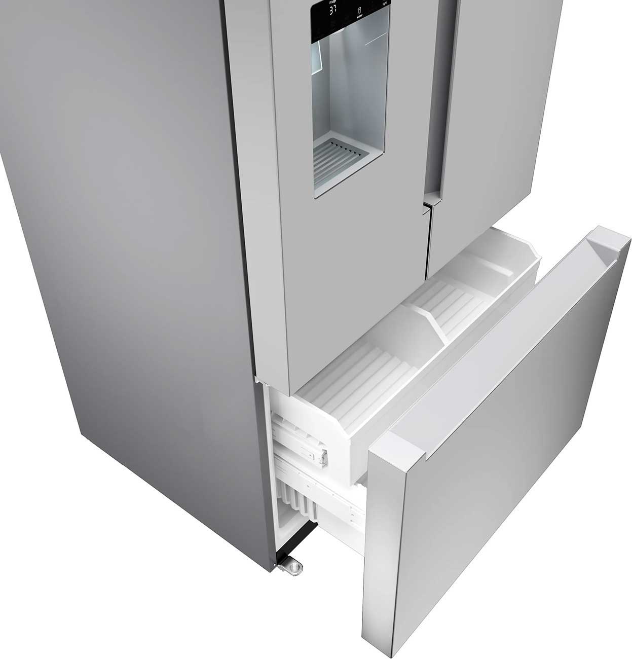 Freezer open view of Bosch Refrigerator