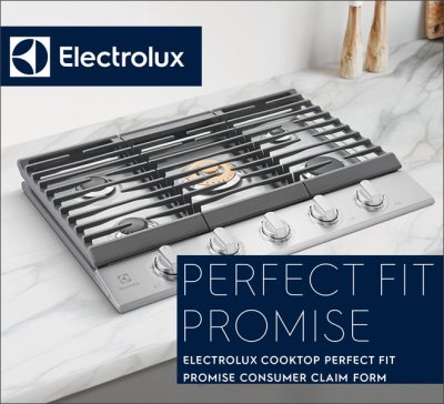 Electrolux Cooktop Perfect Fit Promise