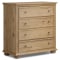Four Hands Geoffrey Tall Dresser with 4 Drawers in Worn Oak Veneer